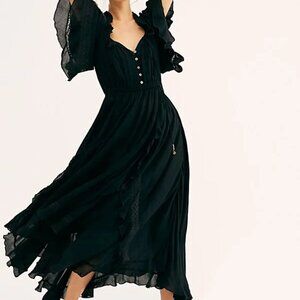 Beach Bliss Maxi Dress In Poppy Seed XS